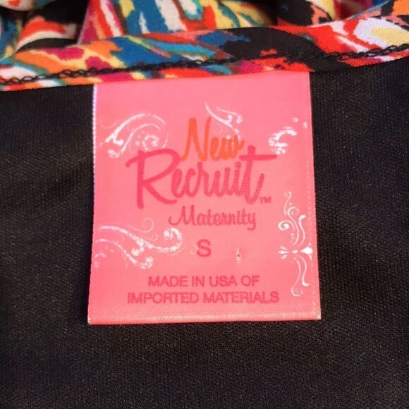 New Recruit Maternity Bright Print Sundress - Size Small - Picture 10 of 11